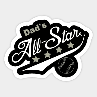 Dad's All-Star Sticker